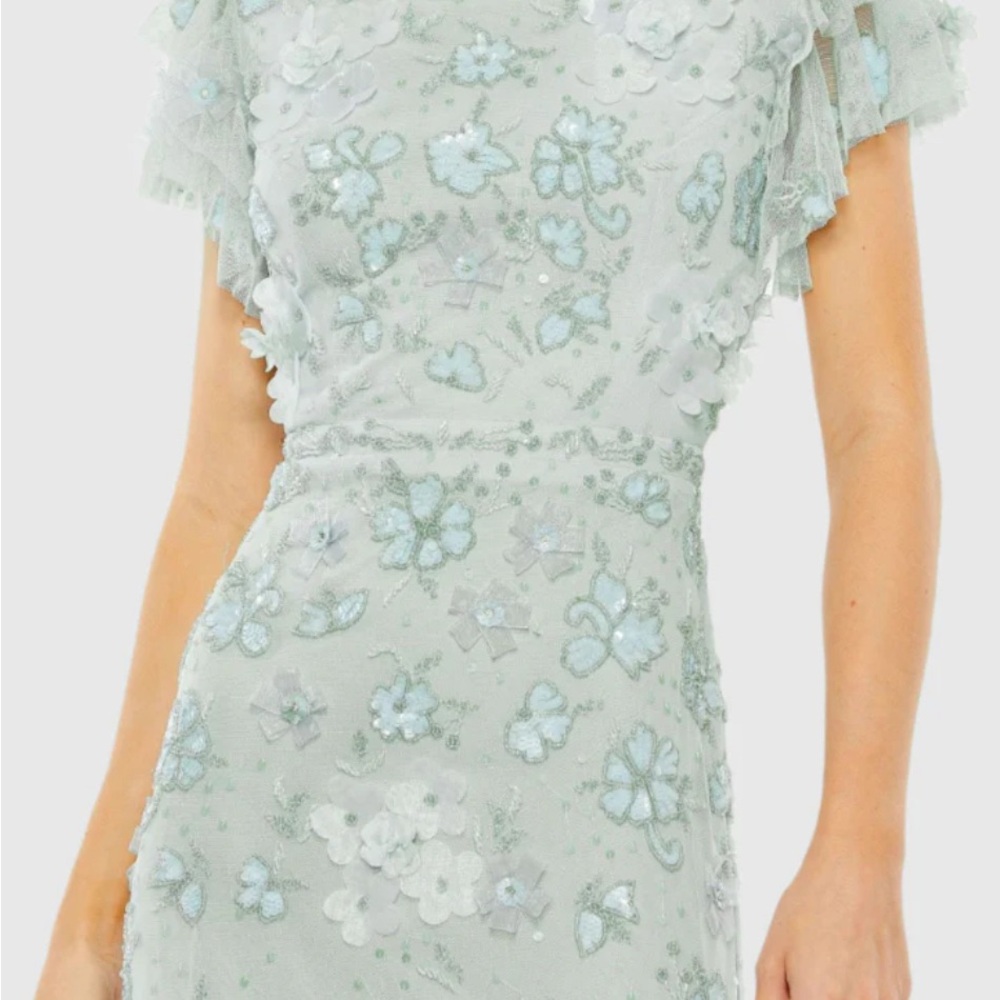 Elegant Floral Embellished Gown